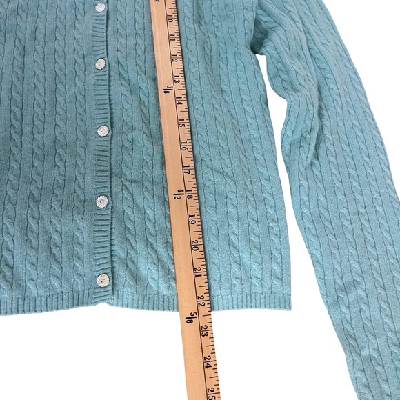 Cashmere Cable Knit Cardigan - Picture 5 of 6